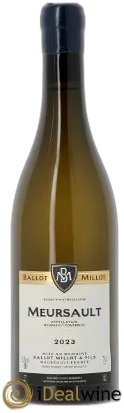image du vin Meursault Ballot Millot 2023