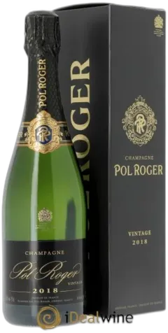 illustration du vin Pol Roger Brut Vintage 2018