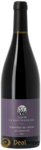 photo du vin Terrasses du Larzac les Gravettes le Clos de la Barthassade 2021