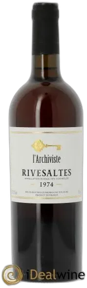 image du vin Rivesaltes L&Apos;Archiviste