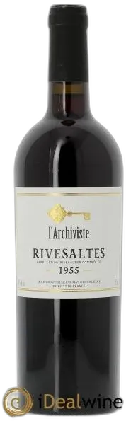 image du vin Rivesaltes L&Apos;Archiviste