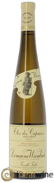 image du vin Alsace Pinot Gris Clos des Capucins Weinbach 2023