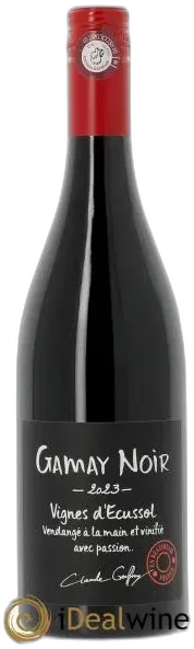 photos du vin Beaujolais Villages Gamay Noir Vignes D&Apos;Ecussol Château Thivin 2023