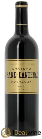 photo du vin Château Brane Cantenac 2ème Grand Cru Classé 2019