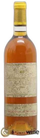 capture du vin Château D&Apos; Yquem 1er Cru Classé Supérieur 1988