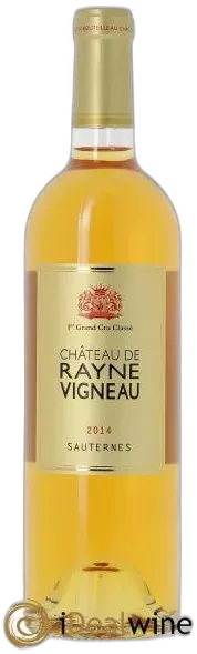 photo du vin Sauternes 1 er Grand Cru Classé Château de Rayne Vigneau 2014