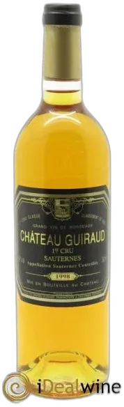 photo du vin Château Guiraud 1er Grand Cru Classé 1998