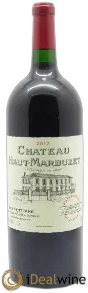 aperçu du vin Château Haut Marbuzet 2012