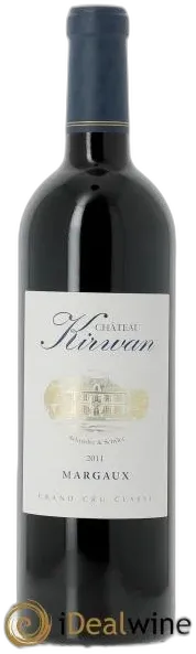 image du vin Château Kirwan 3ème Grand Cru Classé 2011