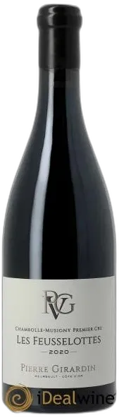 photos du vin Chambolle-Musigny 1er Cru Feusselottes Pierre Girardin 2020