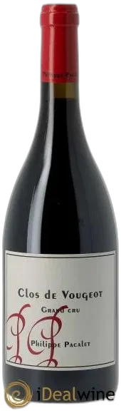 photo du vin Clos de Vougeot Grand Cru Philippe Pacalet 2020