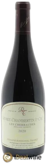 capture du vin Gevrey-Chambertin 1er Cru les Cherbaudes Rossignol-Trapet 2020