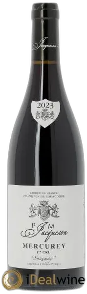 image du vin Mercurey 1er Cru Sazenay Paul & Marie Jacqueson 2023