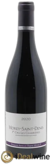 illustration du vin Morey Saint-Denis 1er Cru les Charrieres Anne et Hervé Sigaut 2020