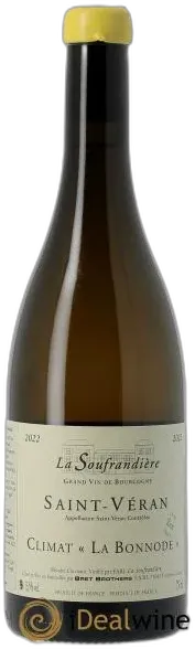 image du vin Saint-Véran la Bonnode Cuvée Zen la Soufrandière Bret Brothers 2022