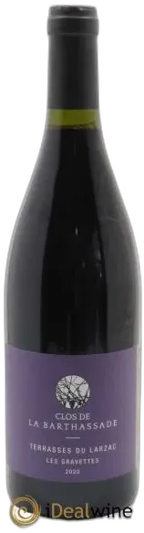 photo du vin Terrasses du Larzac les Gravettes le Clos de la Barthassade 2020