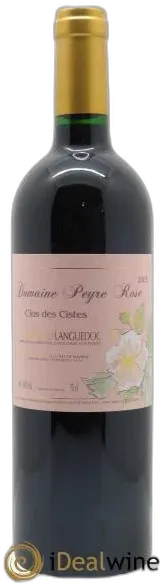 photo du vin Vin de France Domaine Peyre Rose les Cistes Marlène Soria 2003