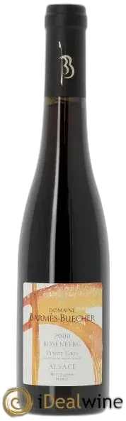 photo du vin Alsace Pinot Gris Sélection de Grains Nobles Herrenweg Barmes-Buecher 2000