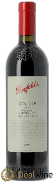 photos du vin Bin 169 Cabernet Sauvignon