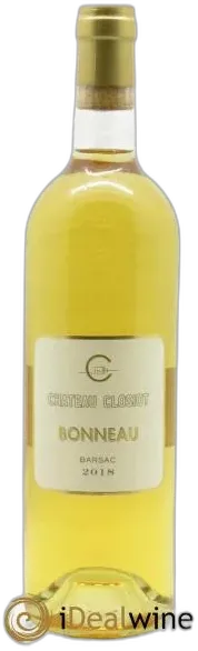 vue du vin Château Closiot Bonneau