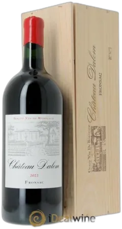 vue du vin Château Dalem