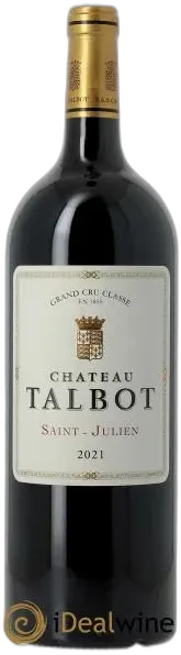capture du vin Château Talbot 4ème Grand Cru Classé 2021