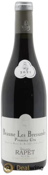 illustration du vin Beaune 1er Cru Bressandes Rapet Père & Fils 2021