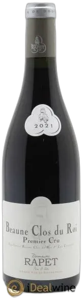 photo du vin Beaune 1er Cru Clos du Roi Rapet Père & Fils 2021