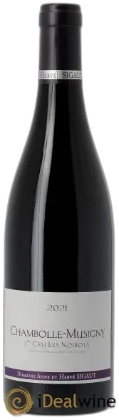 illustration du vin Chambolle-Musigny 1er Cru les Noirots Anne et Hervé Sigaut 2021