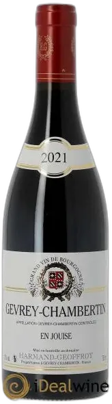 image du vin Gevrey-Chambertin en Jouise Harmand-Geoffroy 2021