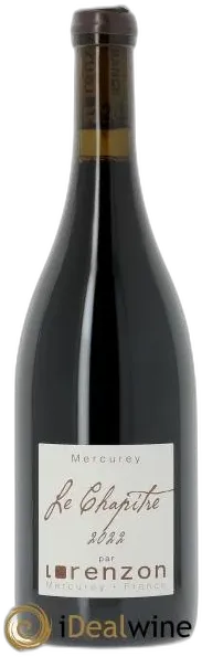vue du vin Bruno Lorenzon Mercurey Rouge le Chapitre 2022