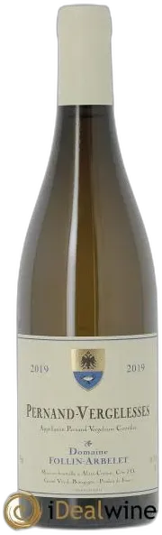 illustration du vin Pernand-Vergelesses Follin-Arbelet 2019
