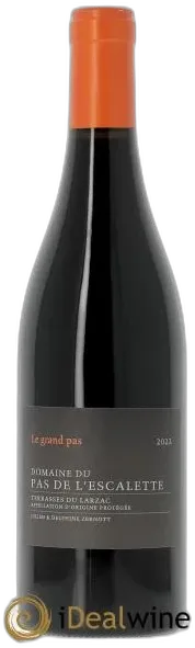 vue du vin le Grand Pas 2022 Domaine du Pas de l’Escalette, Terrasses du Larzac