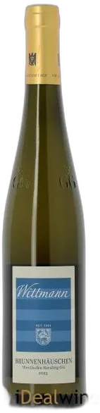 image du vin Riesling Wittmann gg Westhofen Brunnenhäuschen Riesling