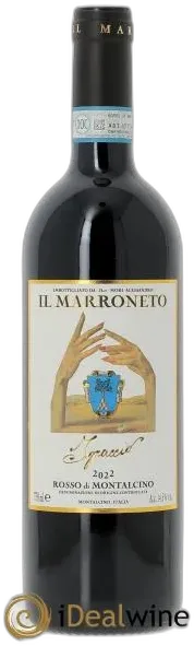 capture du vin Rosso di Montalcino Doc Docg Ignaccio il Marroneto 2022