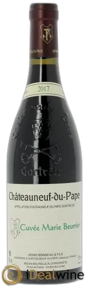 photo du vin Châteauneuf-du-Pape Marie Beurrier Henri Bonneau & Fils
