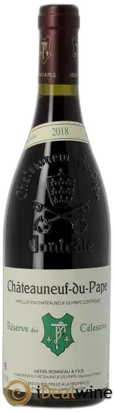 aperçu du vin Châteauneuf-du-Pape Réserve des Célestins Henri Bonneau & Fils