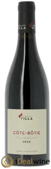 vue du vin Côte-Rôtie Fongeant Pierre-Jean Villa 2022