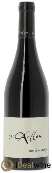 vue du vin Côtes du Rhône Rouge le Caillou 2024