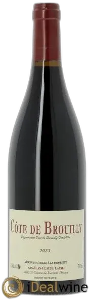 photo du vin Côte de Brouilly Jean-Claude Lapalu
