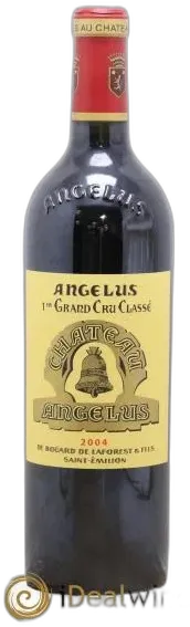 vue du vin Château Angélus 1er Grand Cru Classé a 2004