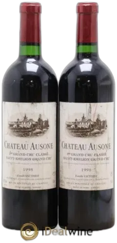 illustration du vin Château Ausone 1er Grand Cru Classé a 1998