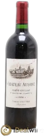 illustration du vin Château Ausone 1er Grand Cru Classé a 1998