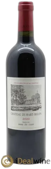 vue du vin Château Duhart-Milon 4ème Grand Cru Classé 2020