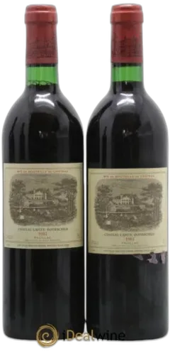 capture du vin Château Lafite Rothschild 1er Grand Cru Classé 1981