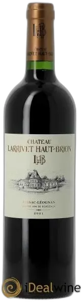 photo du vin Château Larrivet Haut-Brion 2021 Pessac Leognan