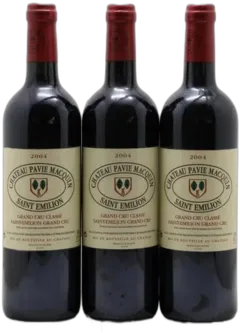 aperçu du vin Château Pavie Macquin 1er Grand Cru Classé b 2004