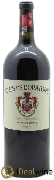 photo du vin Clos de L&Apos;Oratoire Grand Cru Classé 2020