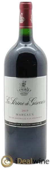 illustration du vin 2019 la Sirene de Giscours, Margaux