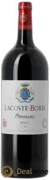 photo du vin Lacoste Borie 2021
